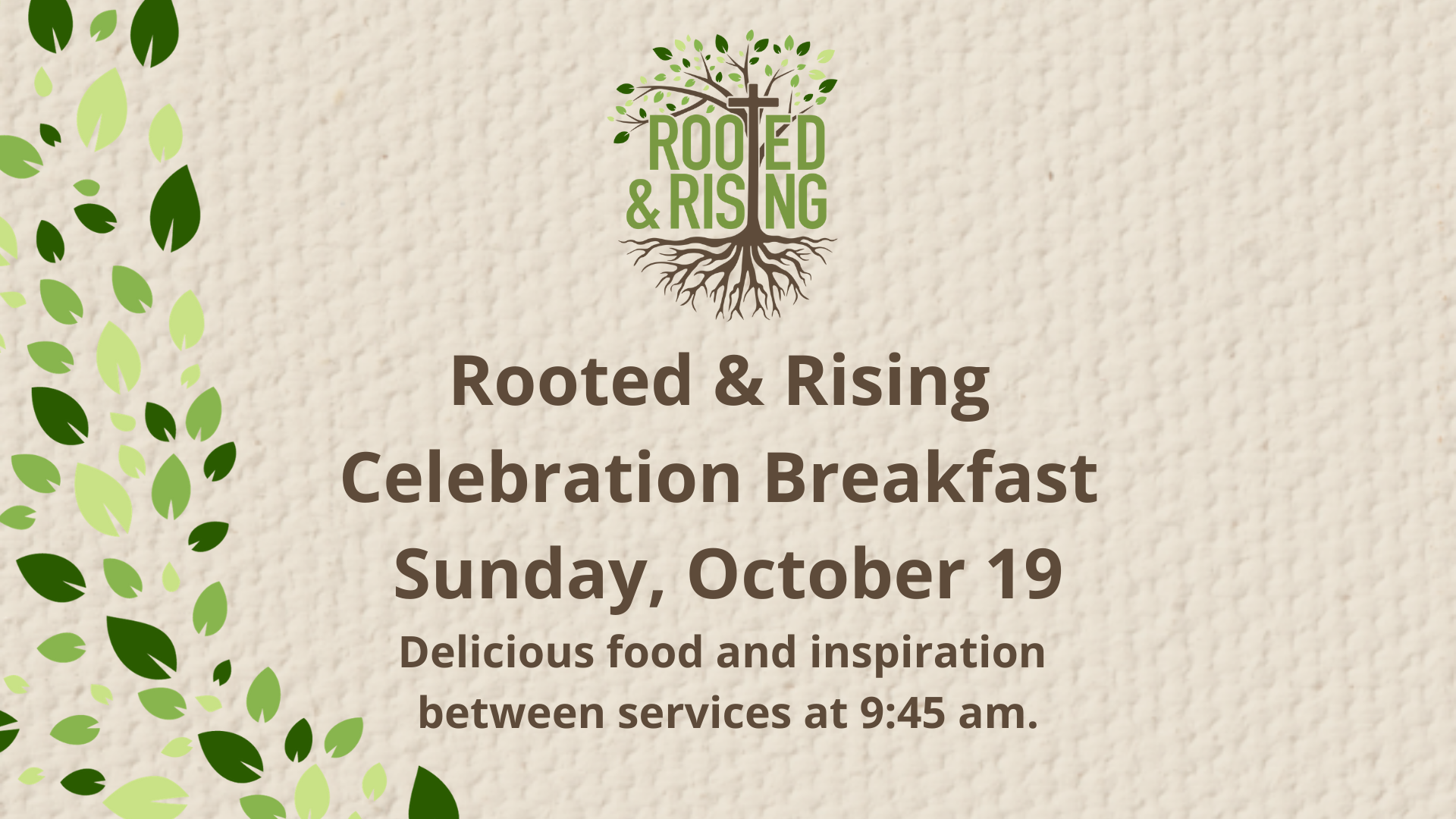 Rooted and Rising Celebration Breakfast